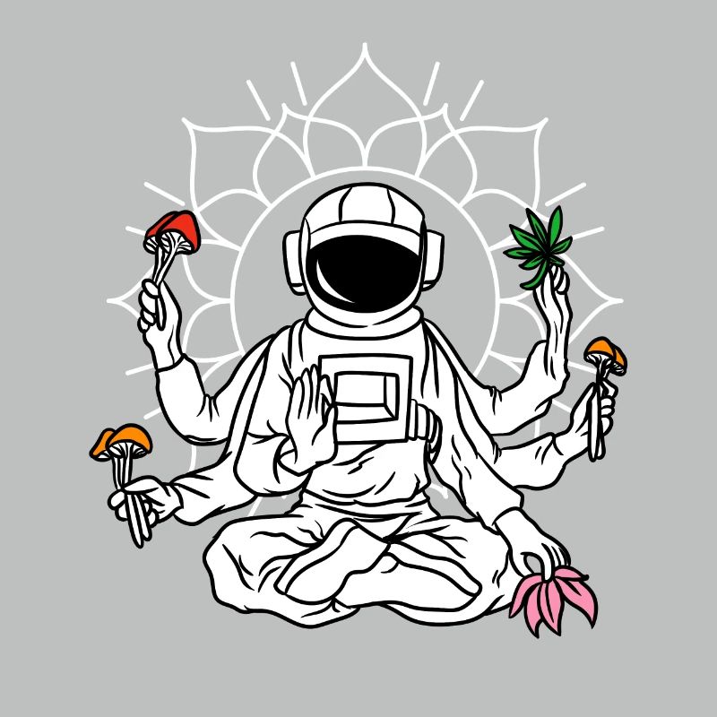 Astronaute Magic Mushrooms Psychedelic LSD