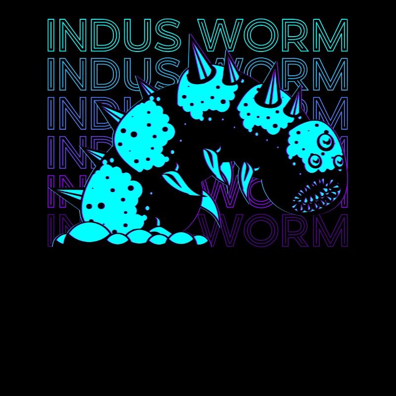 Indusworm Skolex Medieval Bestiary Mitt