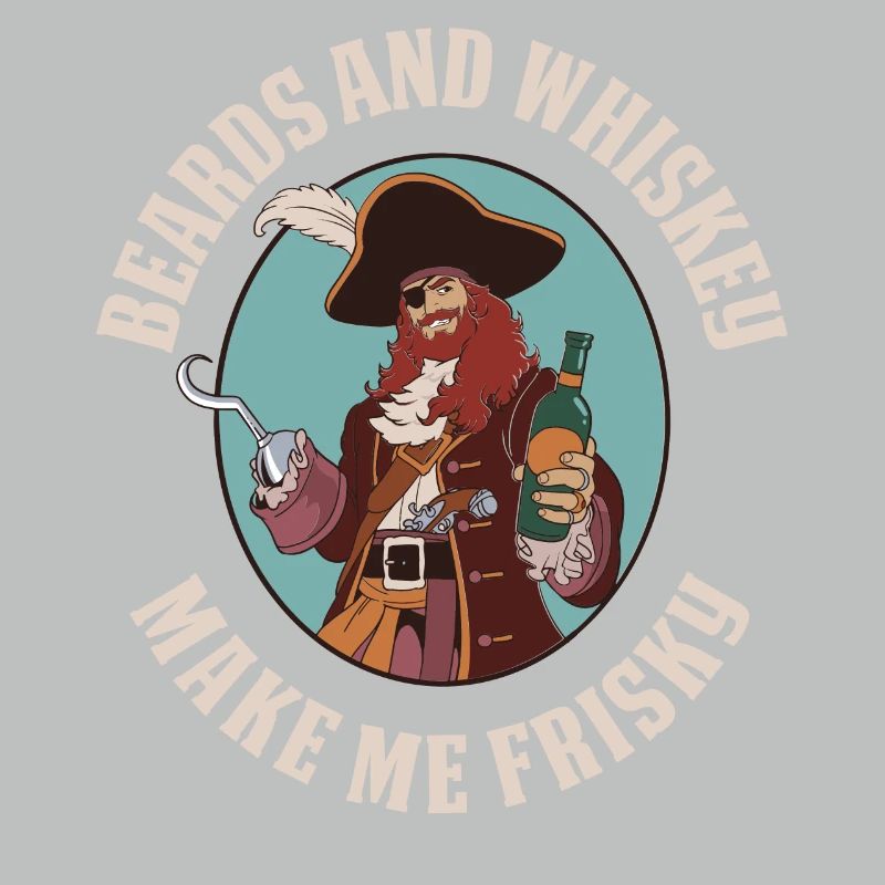 Beards And Whiskey Make Me Frisky Bart Geschenk
