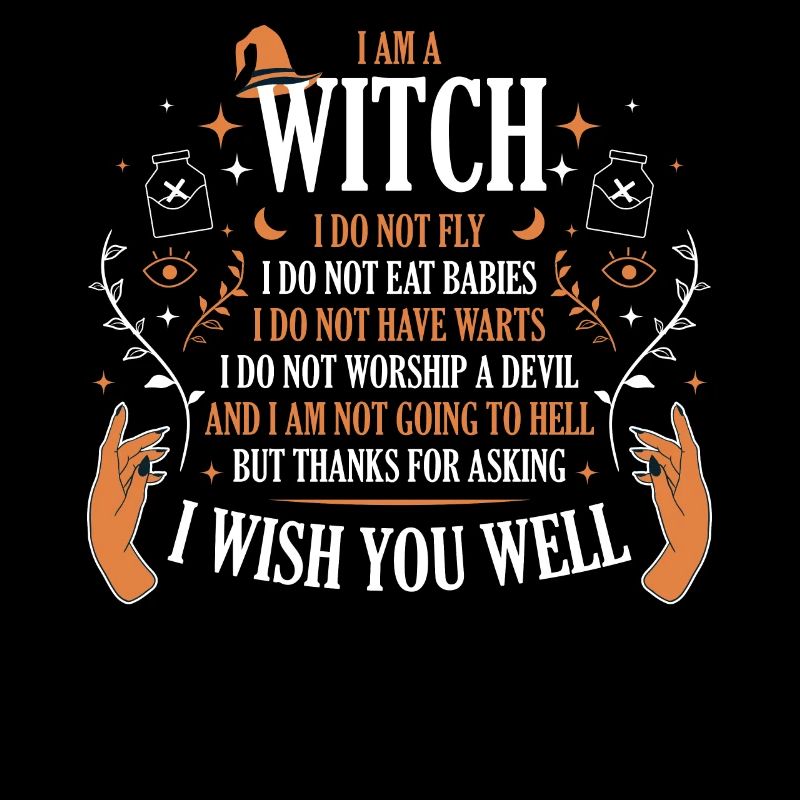 I Am A Witch Wicca Geschenk