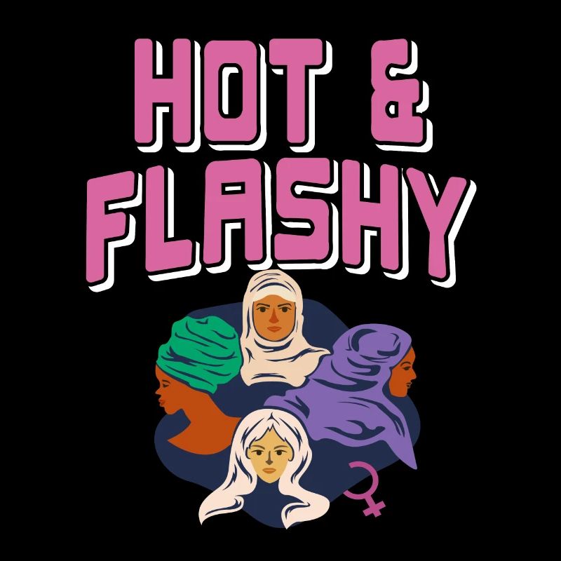 Hot &Flashy Awesome Retro T-shirt til hende