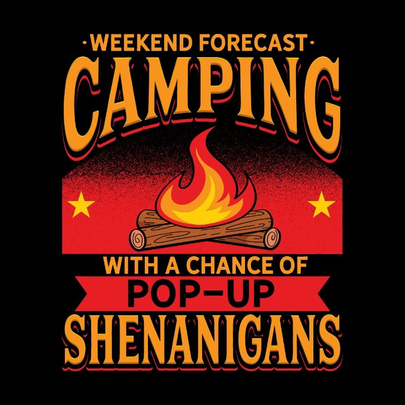 Pop-up Camper Shenanigans Lustiges Camping