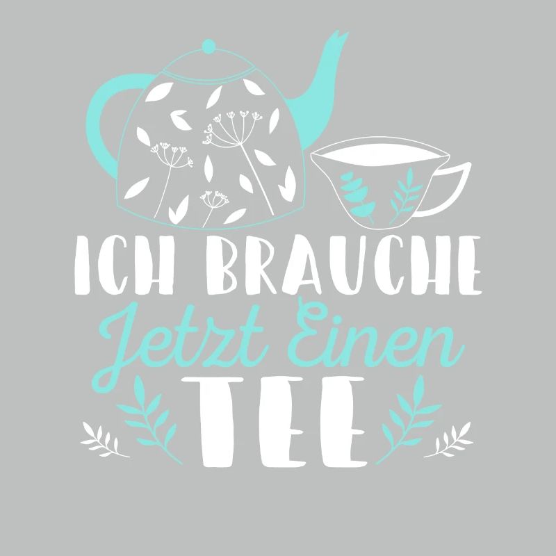 Lustiges gemütlich Bio Tee Trinker Spruch design