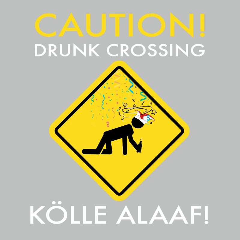 Carnival Costume Kölle Alaaf Cologne Caution Drunk