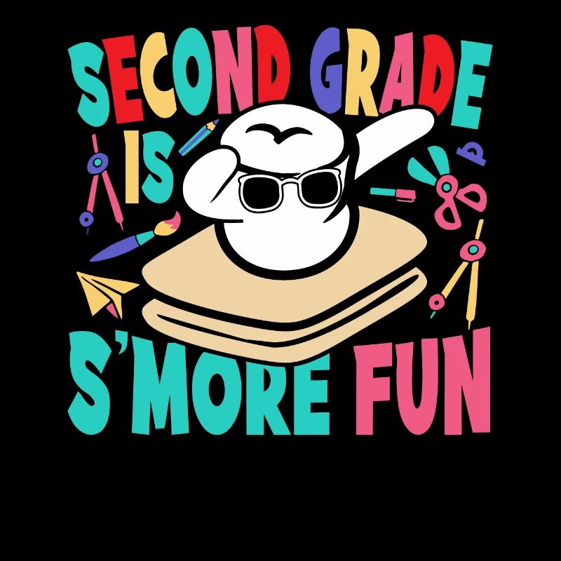 Second Grade Is Smore Fun Camping Dabbing Marshmal