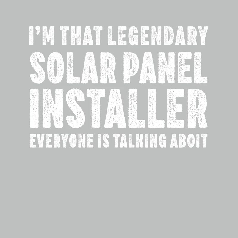 Solar Panel Installer Technician Men Renewable