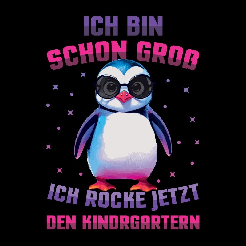 Ich Bin Schon Groß Rocke Kindergarten Pinguin