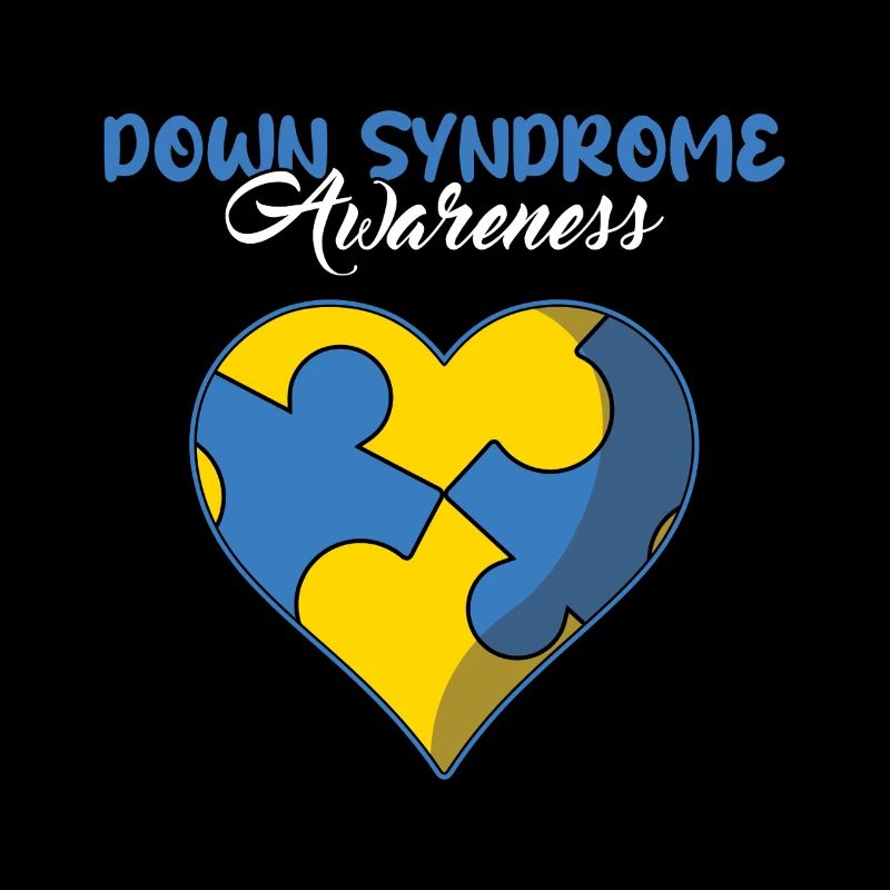 Down Syndrom Bewusstsein Herz Puzzle