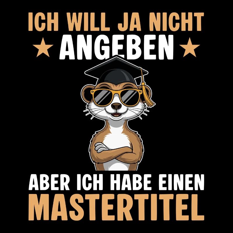 Studium bestanden Erdmännchen Master Abschluss