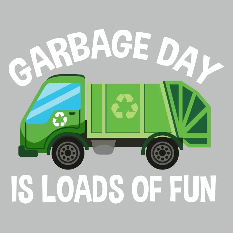 Garbage trucks, garbage day, garbage collection