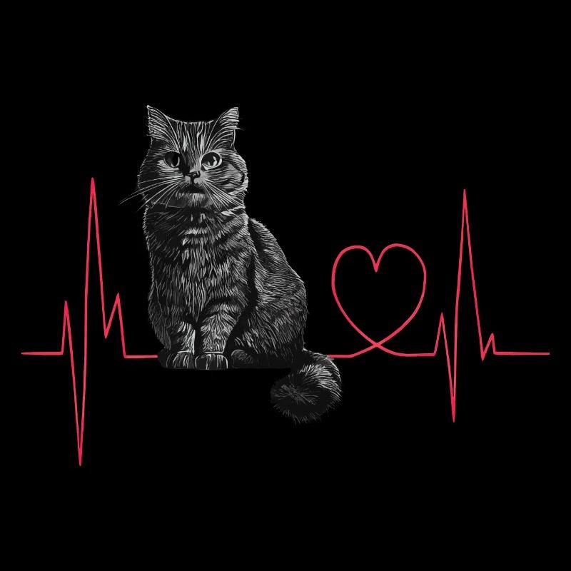 Chat Heartbeat Cadeau
