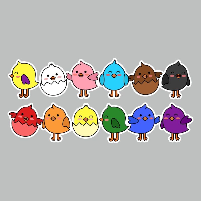 Pride Progress Flag Chick for Equality