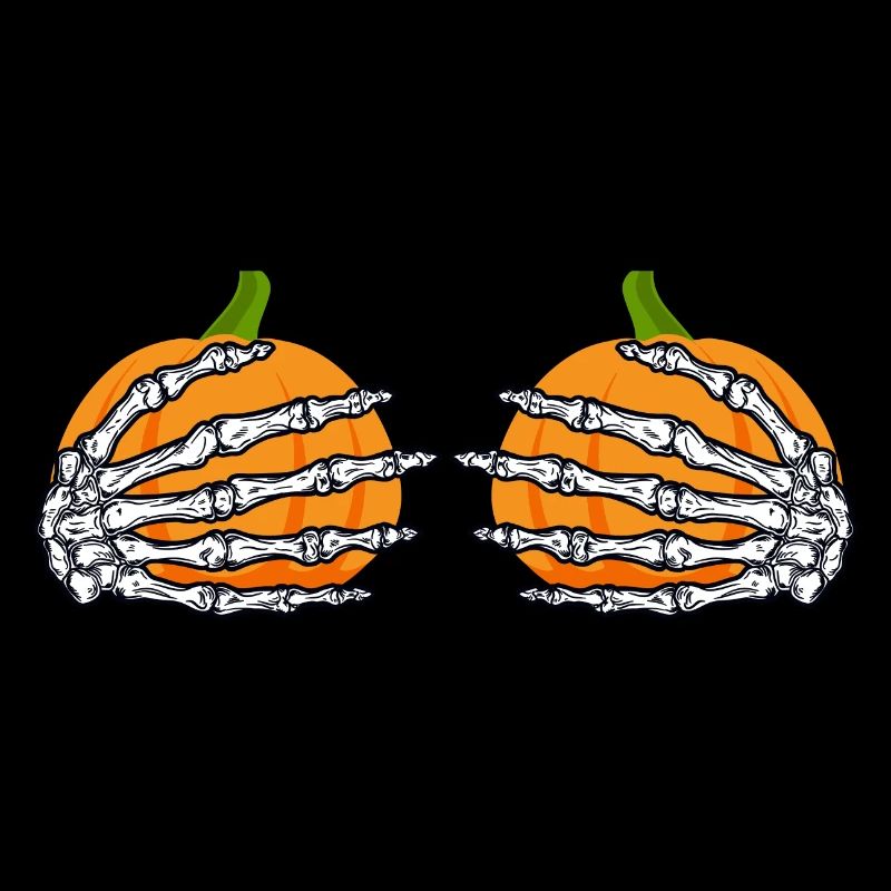 Pumpkin Boobs Halloween Costume