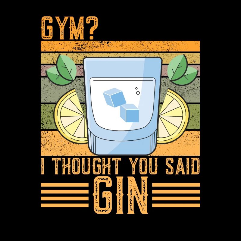 Drôle de dicton de gin
