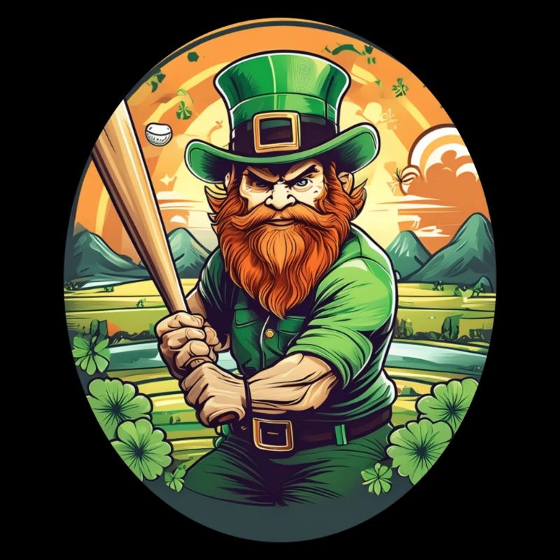 St. Patrick's Day Kleeblatt Baseball