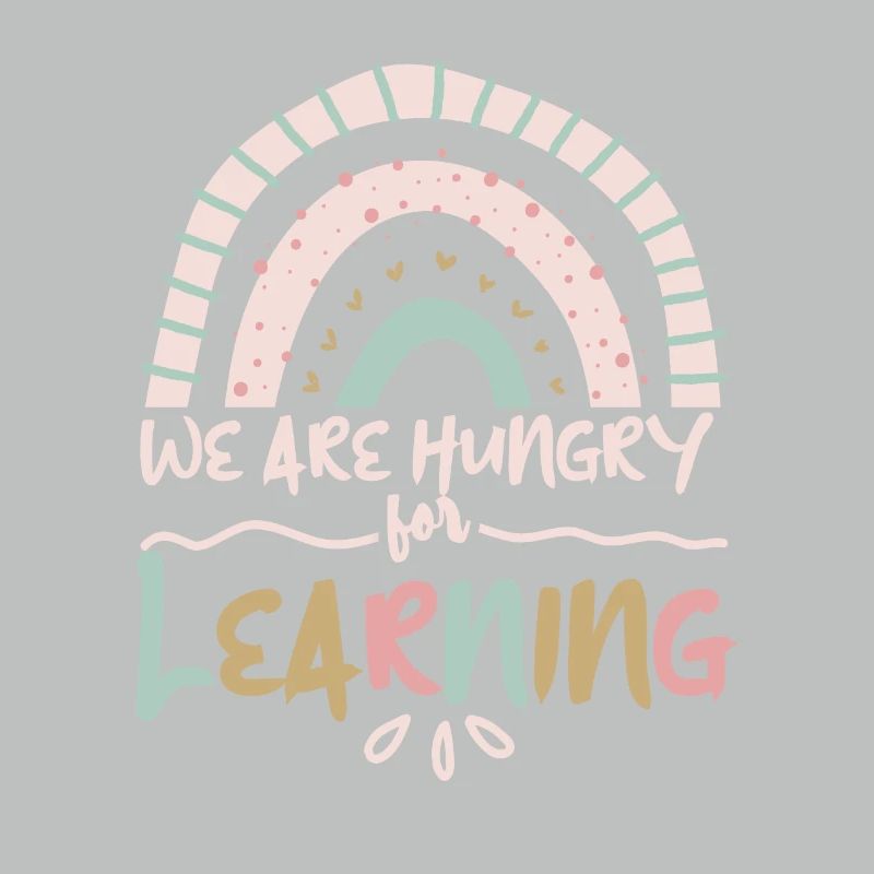 We are hungry for learning rainbow students