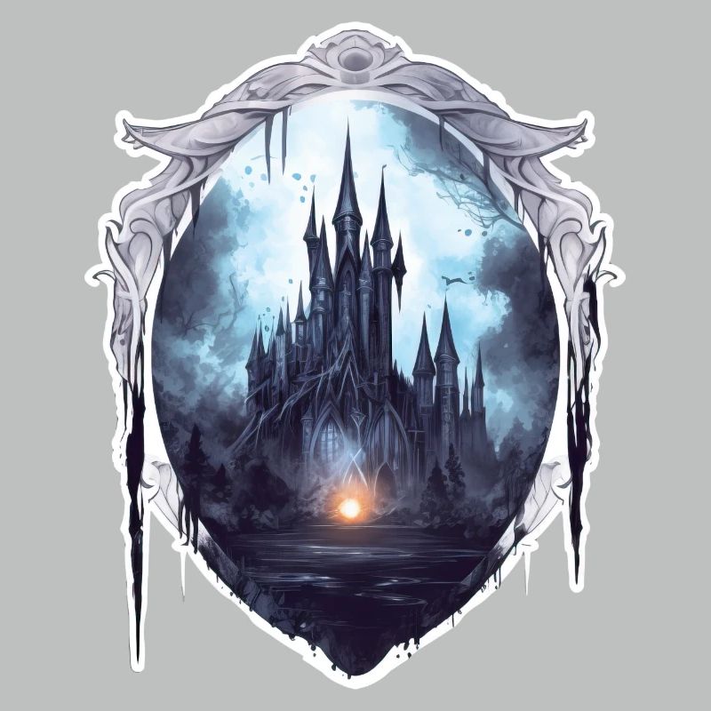 Gothic Castle Mystical Horror Fantasy