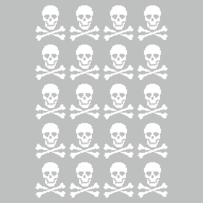 Skull & Crossbones Repeating Pattern