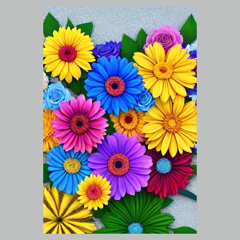 Fleurs multi