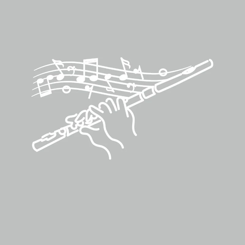 Painted Drawn flute