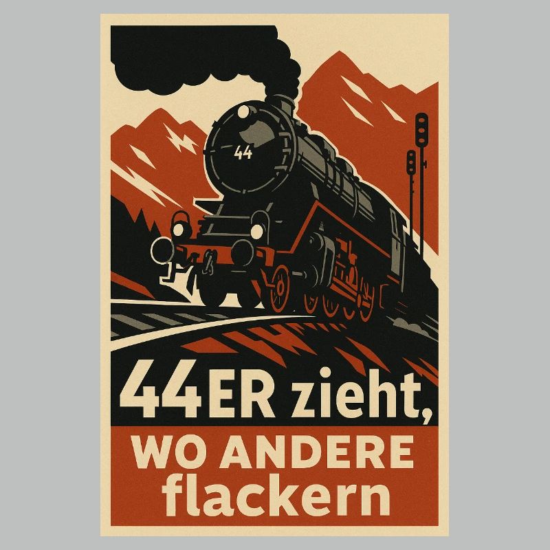 Railway 44 pulls where others flicker freight train