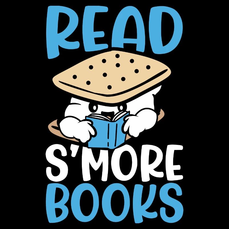 Read Smore Books Men Marshmallow Camping Campfire