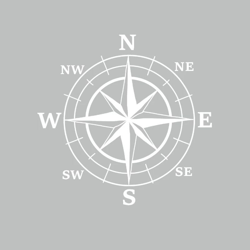 Nautical Windrose Compass Seafaring