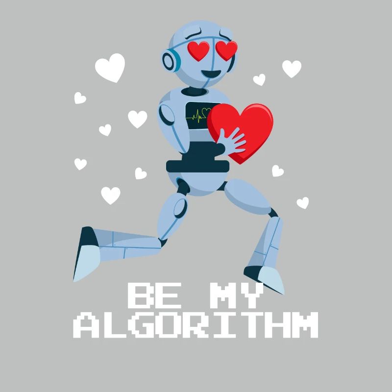 Sei mein Algorithmus -Roboter -Valentinstag -Ingen