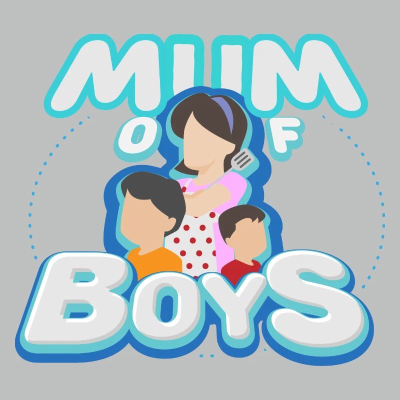 Mama von Jungen Geschenk Mutter Muttertag