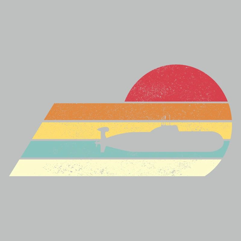 U-Boot U Boot U-Bootfahrer Retro Boot Vintage