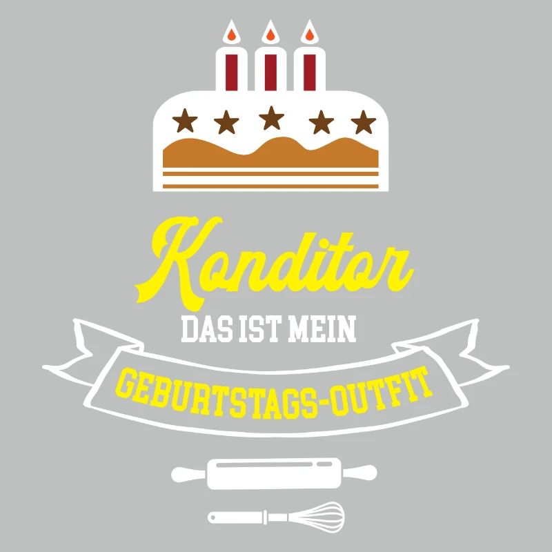 Konditor Geburtstag Bäcker Geburtstagsgeschenk