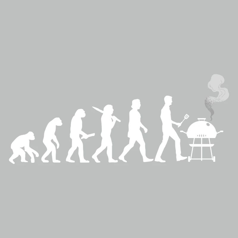 Evolution Grillen Barbecue BBQ Kugelgrill Geschenk