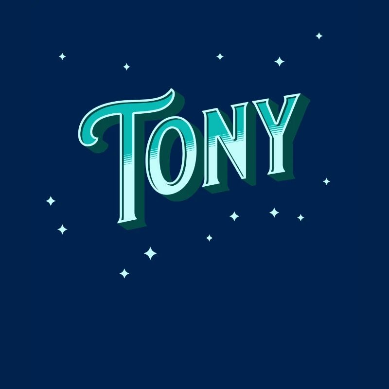 Tony name personalized