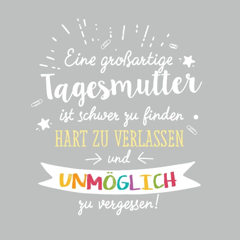 Großartige Tagesmutter Spruch Abschied Geschenk