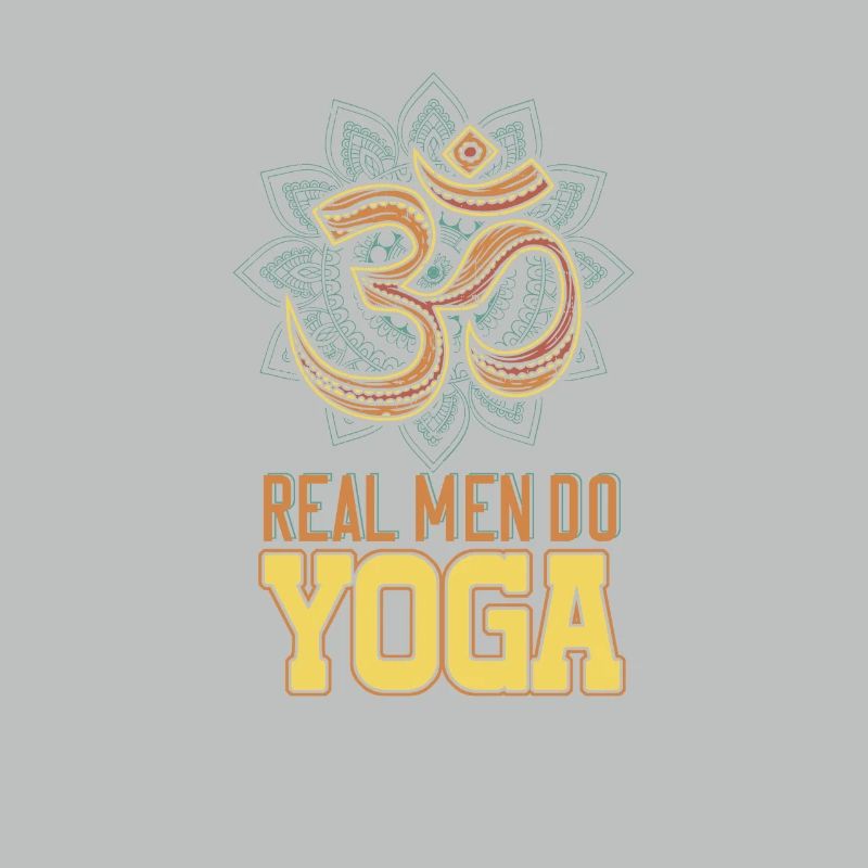Devanagari Real Man Do Yoga Namaste
