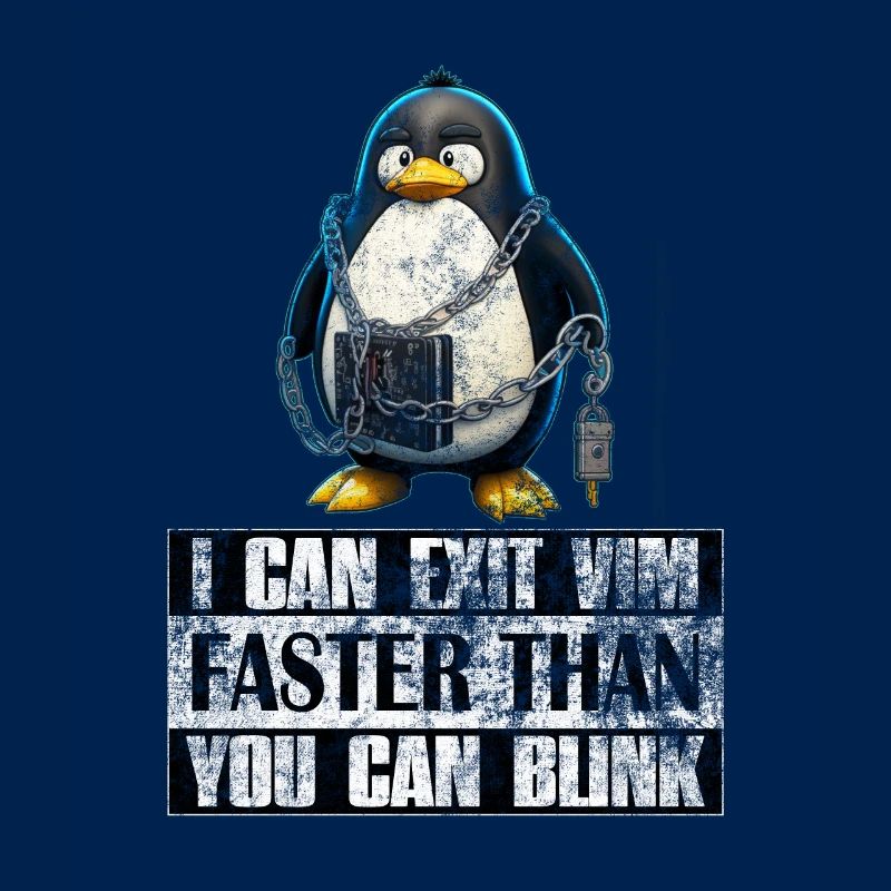 I Can Exit VIM Faster Than You Can Blink Linux