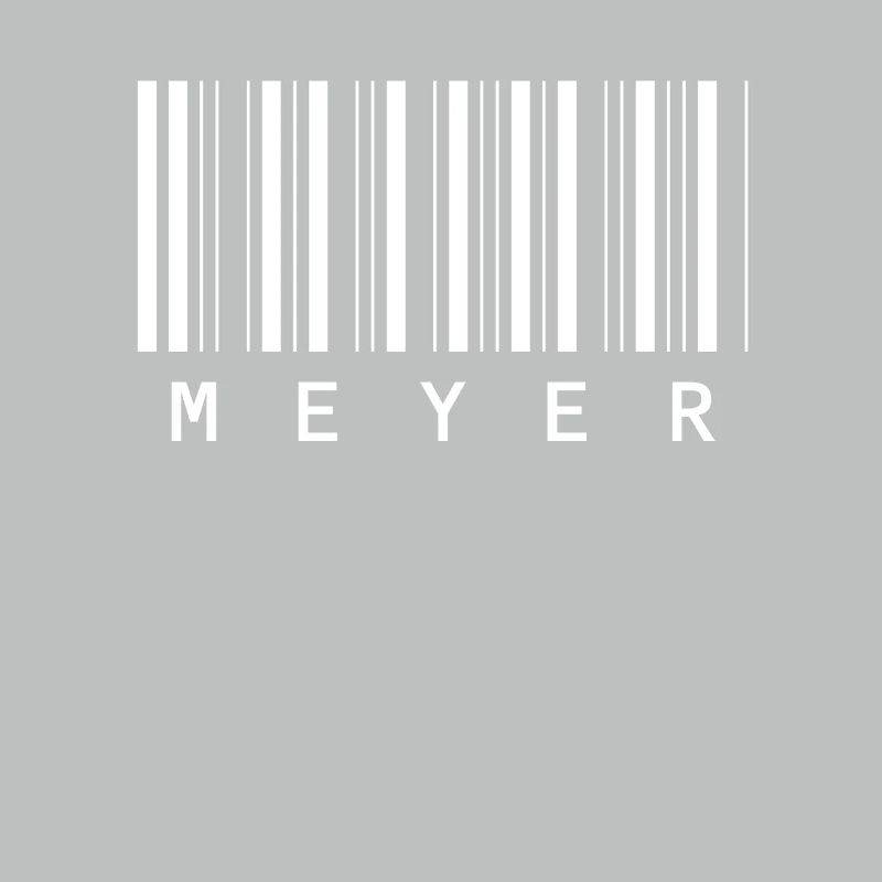 Meyer Barcode Familienname Balkencode Geschenk