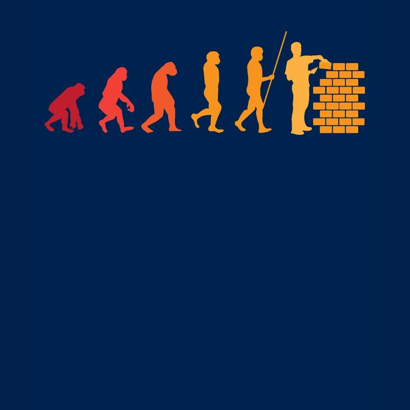 Maurer Evolution | funny wall builder gift