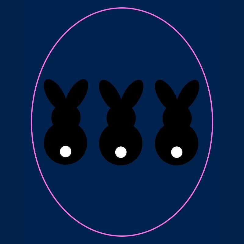 3 Bunny in Egg Plain Shadow