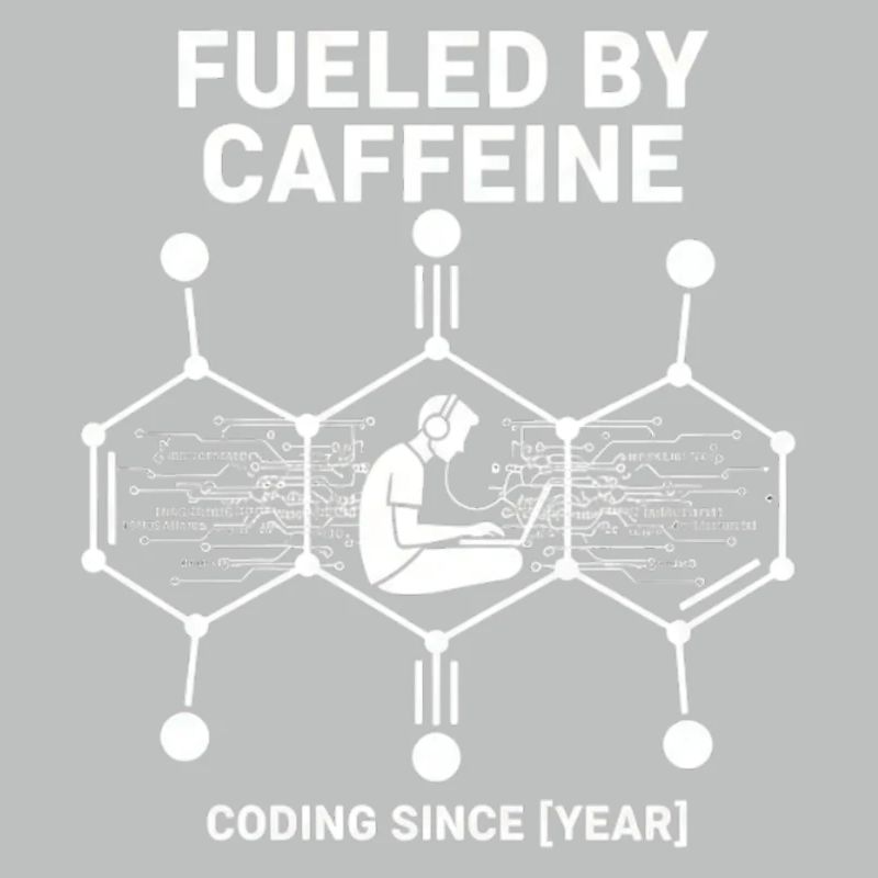 Fueled by Caffeine Coding Shirt | Programmer