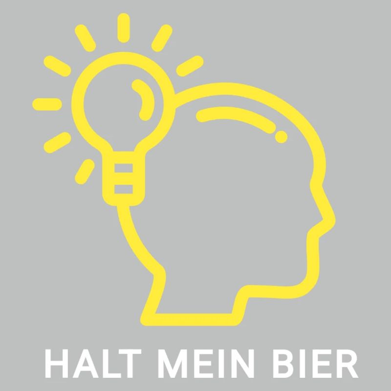 Innovatives Denk-Design mit Lichtsymbol