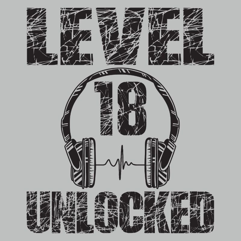 Level 18 Unlocked Geburtstagsgeschenk 18 Jahre