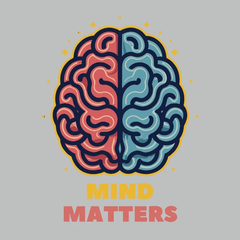 L’ compte - Illustration du cerveau