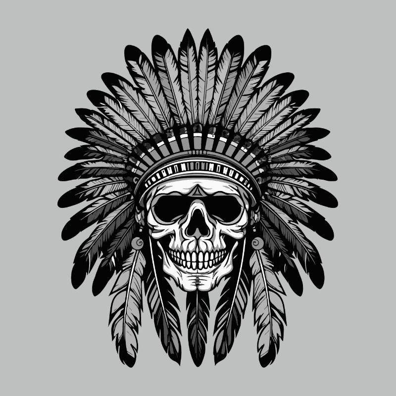 Chef indien Apache Skull
