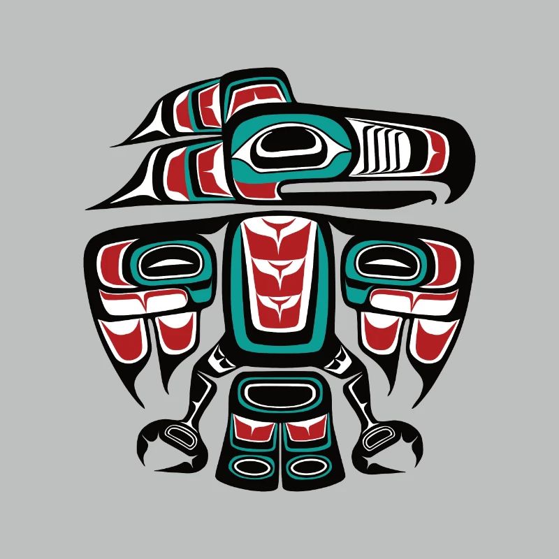 Haida Tlingit Native Raven Thunderbird