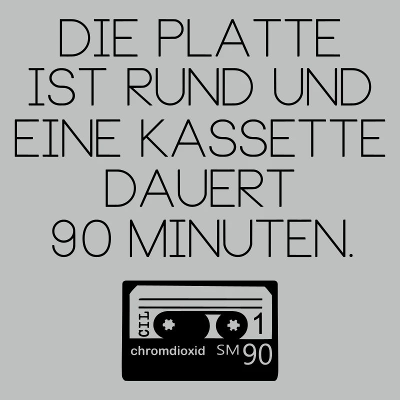 Die Platte ist rund...