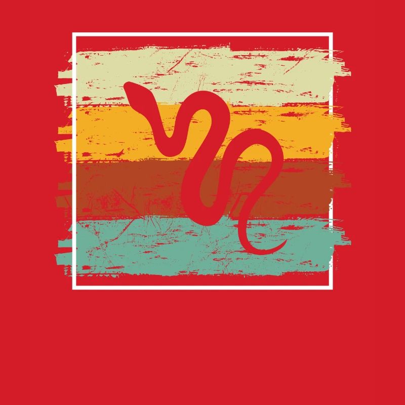 Snake Retro Reptile Python Gift idea