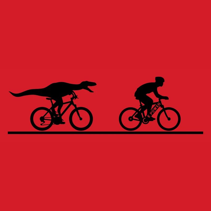 E Biker contre Velociraptor