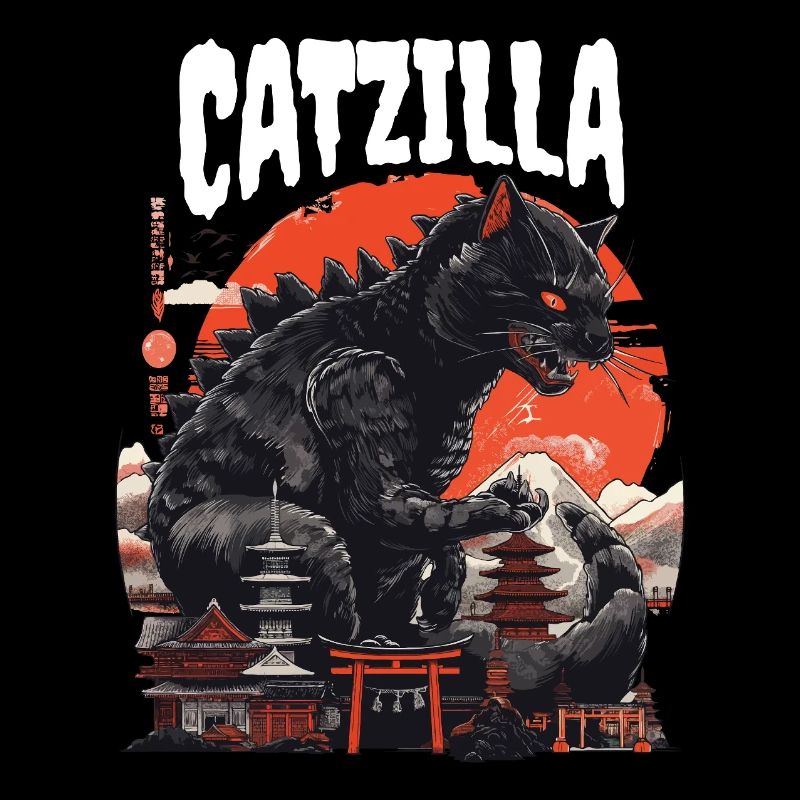 Catzilla Japanese Cat