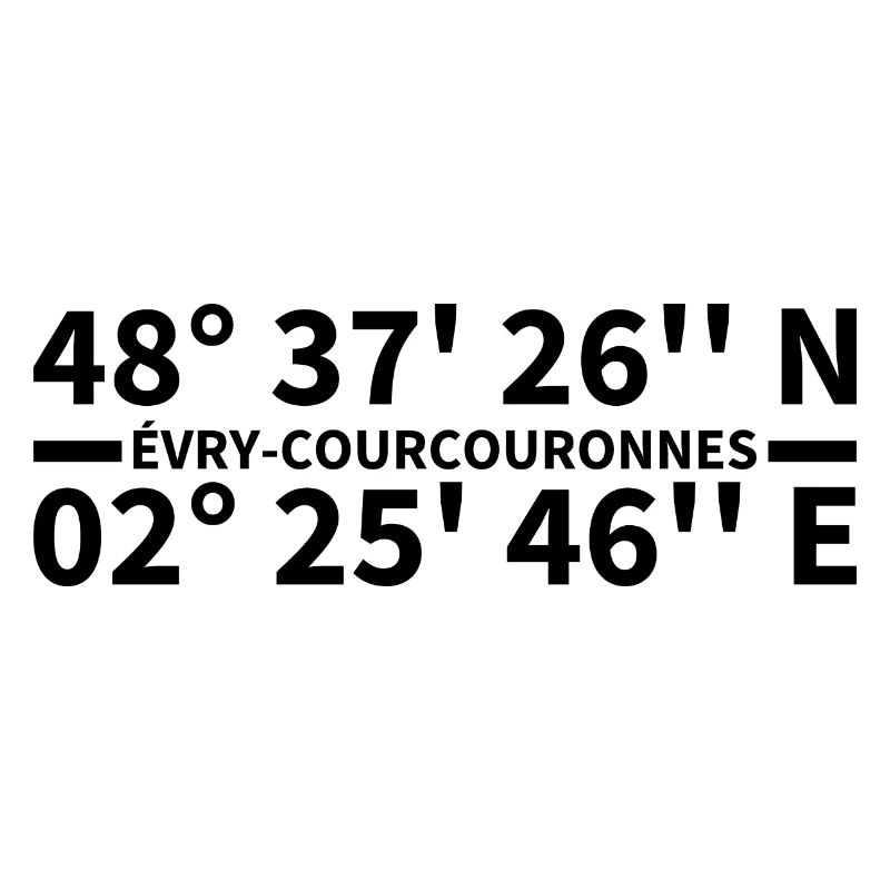 Évry-Courcouronnes coordinates